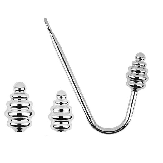 Anal GreatBenefit Set 8826 Screw-in Hook Ribbed 0311